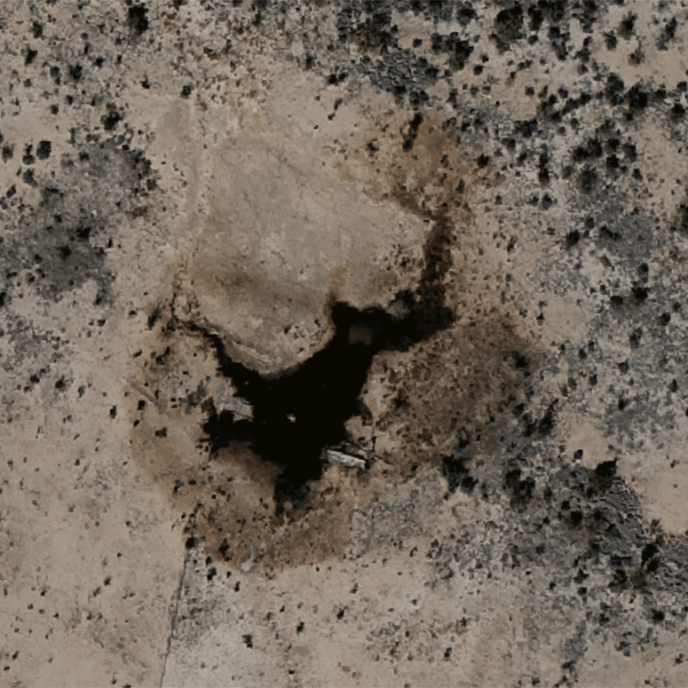 10 cm rgb imagery example of oil leak on the ground