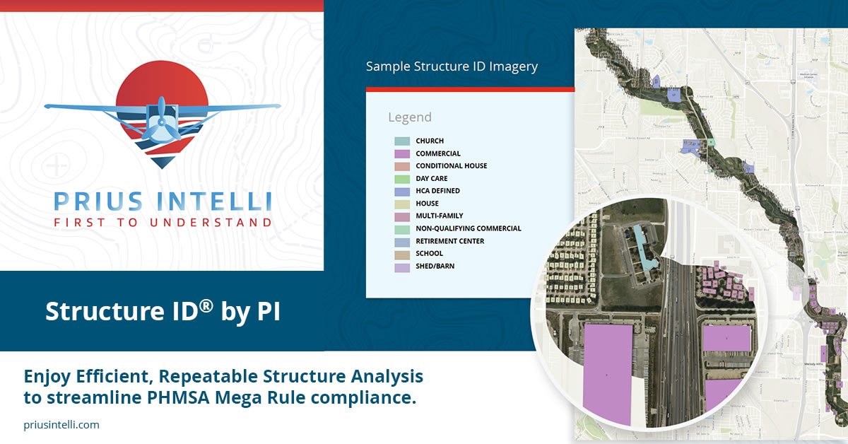High-Resolution Imagery for Structure ID by Prius Intelli