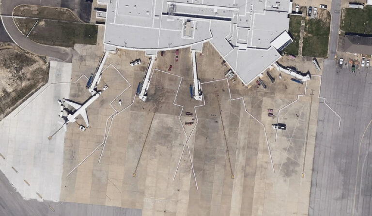 Airport Planning and Management with Aerial Imagery