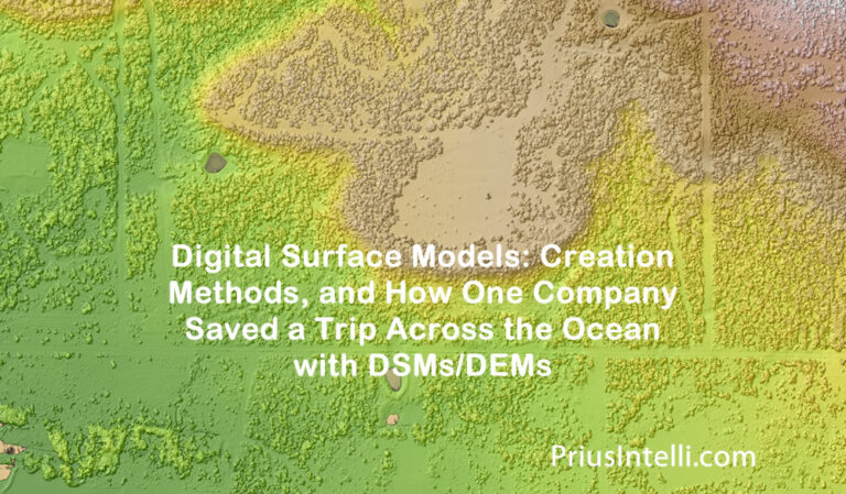 Digital Surface Models - Digital Elevation Models