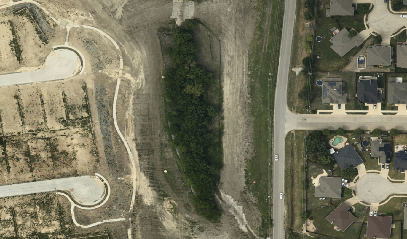 aerial imagery for land development